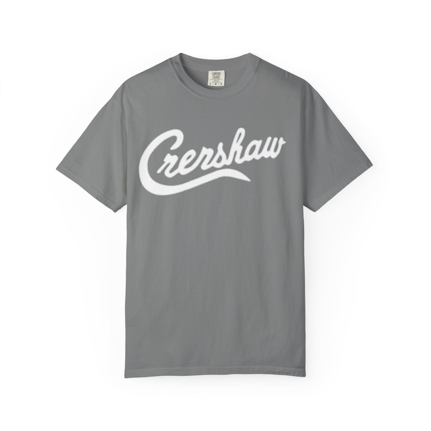 Crenshaw Script Logo T-Shirt — Retro Team-Style Graphic Tee