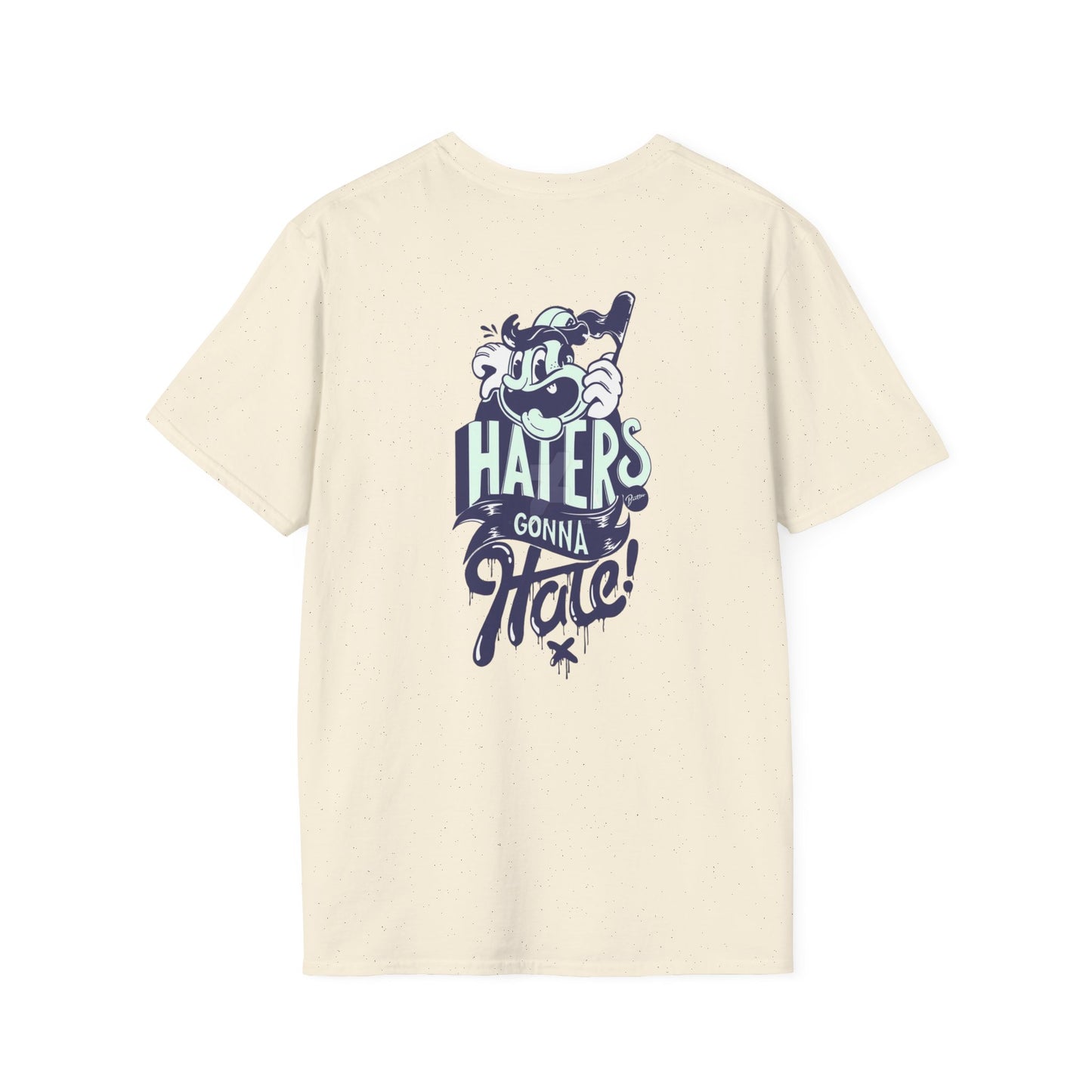 T-Shirt — 'Haters Gonna Hate' Retro Cartoon Graphic Tee