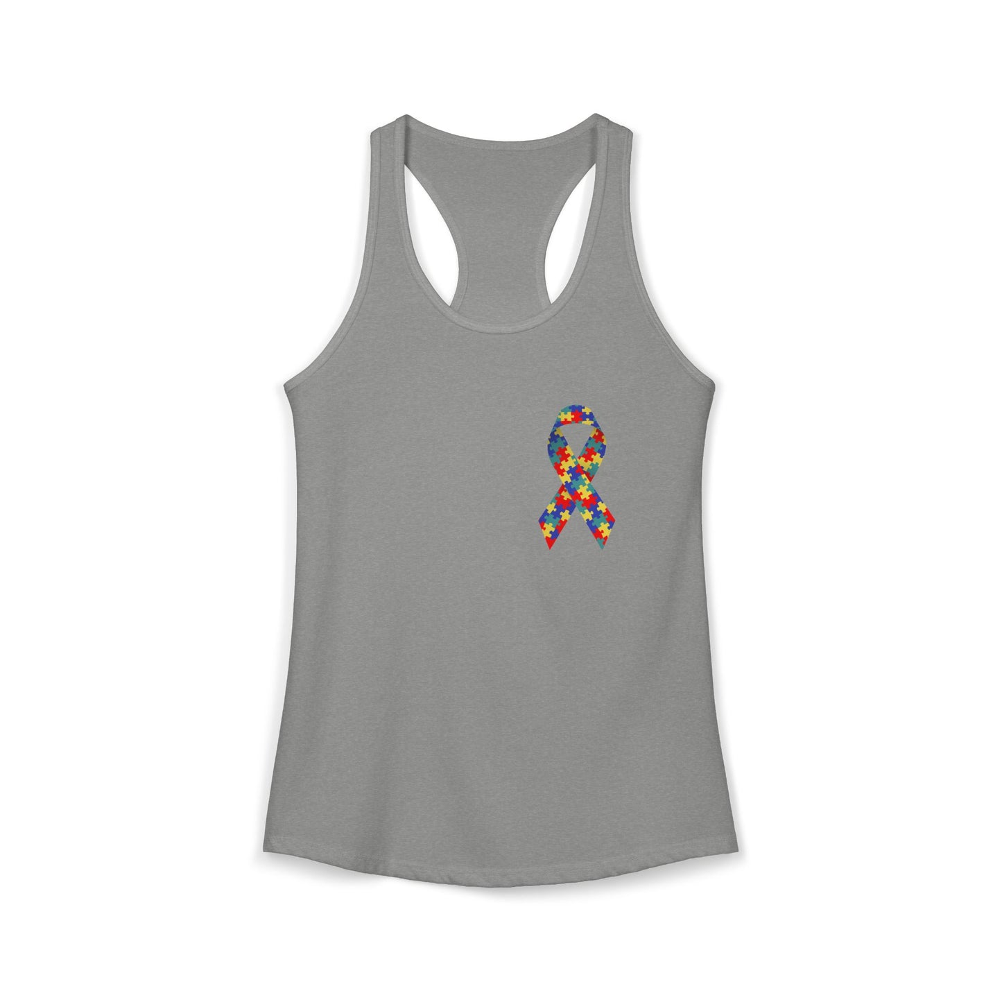 Womens Autism Awareness Tank Top