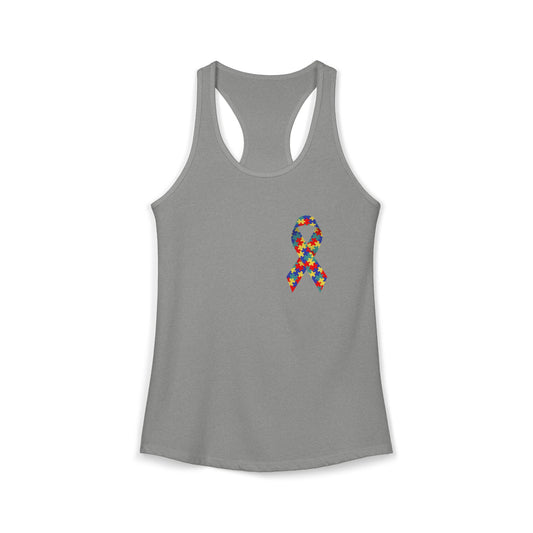 Womens Autism Awareness Tank Top