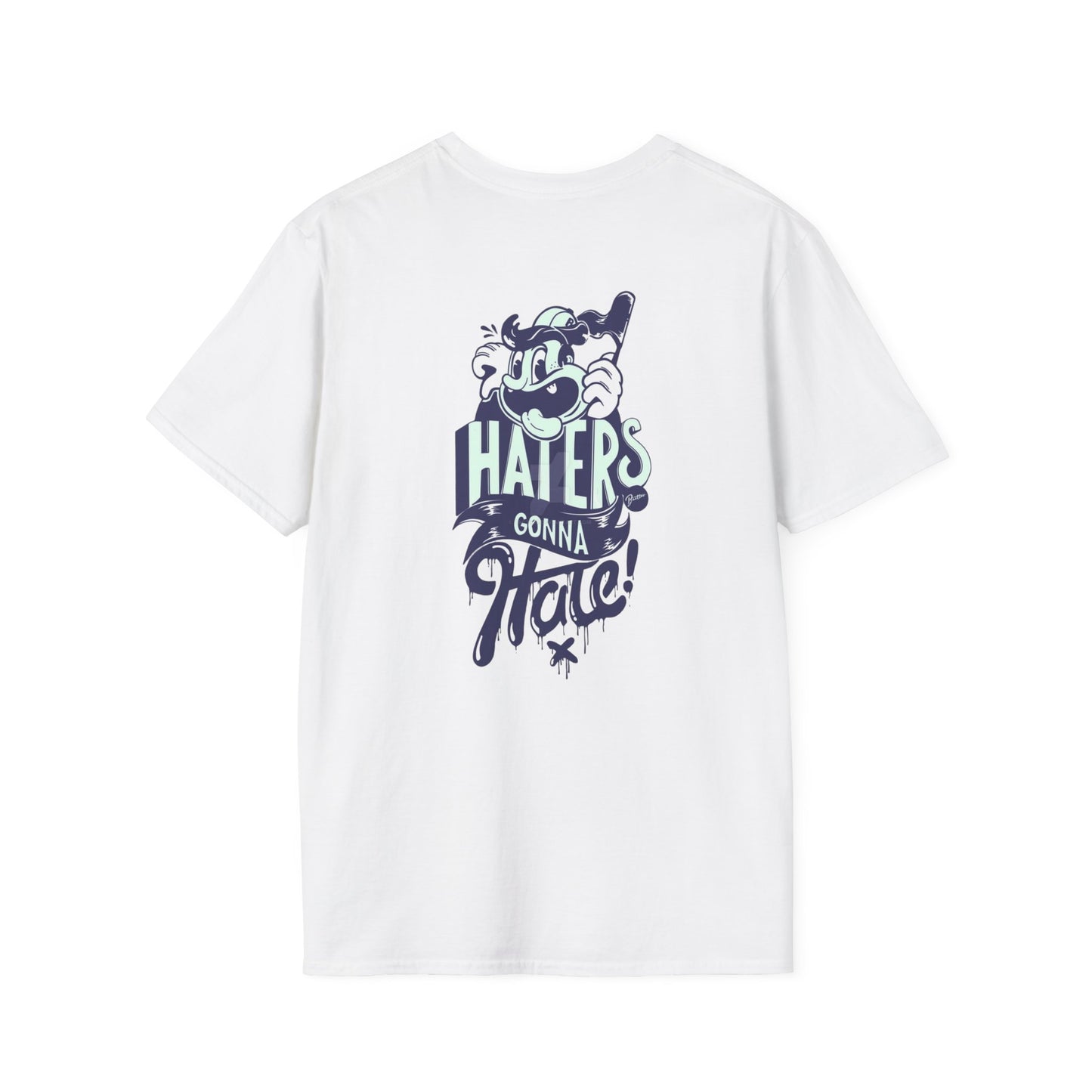 T-Shirt — 'Haters Gonna Hate' Retro Cartoon Graphic Tee