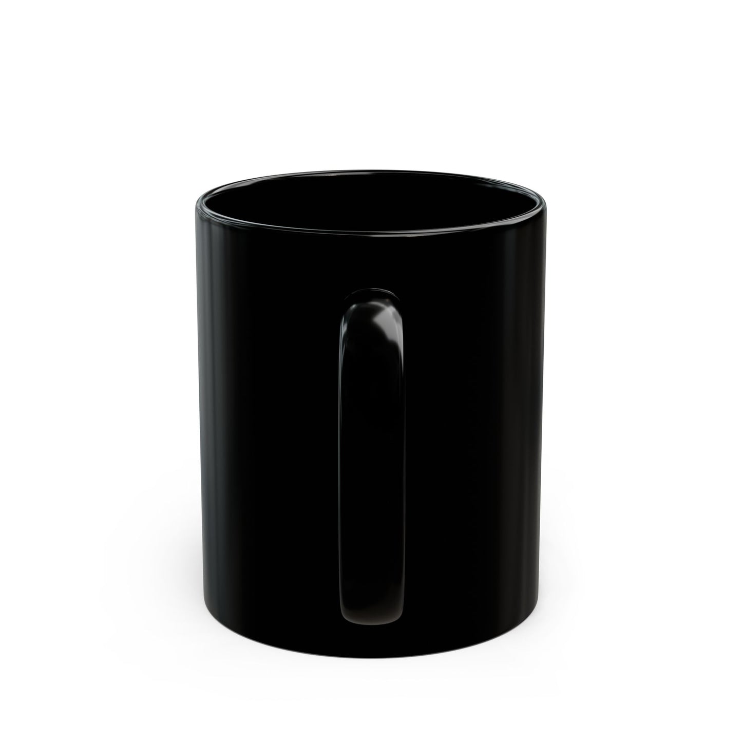 God Is Our Savior Black Ceramic Mug