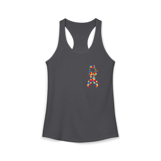 Womens Autism Awareness Tank Top