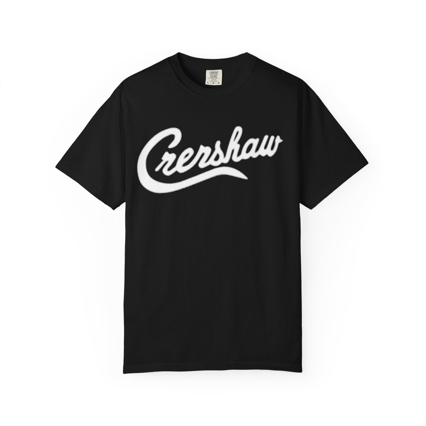 Crenshaw Script Logo T-Shirt — Retro Team-Style Graphic Tee