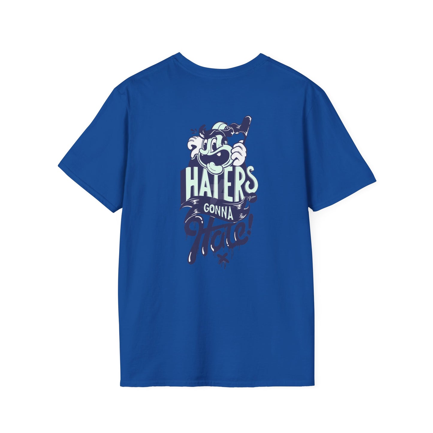 T-Shirt — 'Haters Gonna Hate' Retro Cartoon Graphic Tee