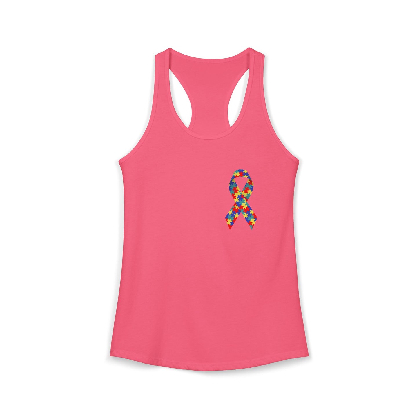 Womens Autism Awareness Tank Top