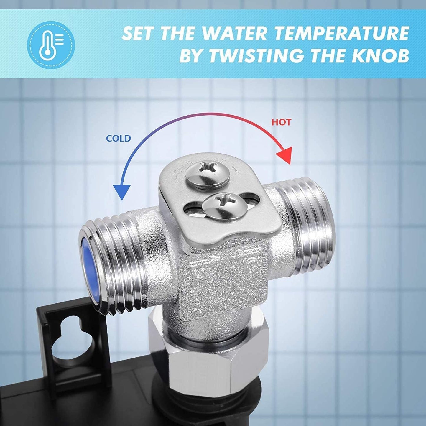 Automatic Sensor Touchless Bathroom Sink Faucet with Deck Plate,