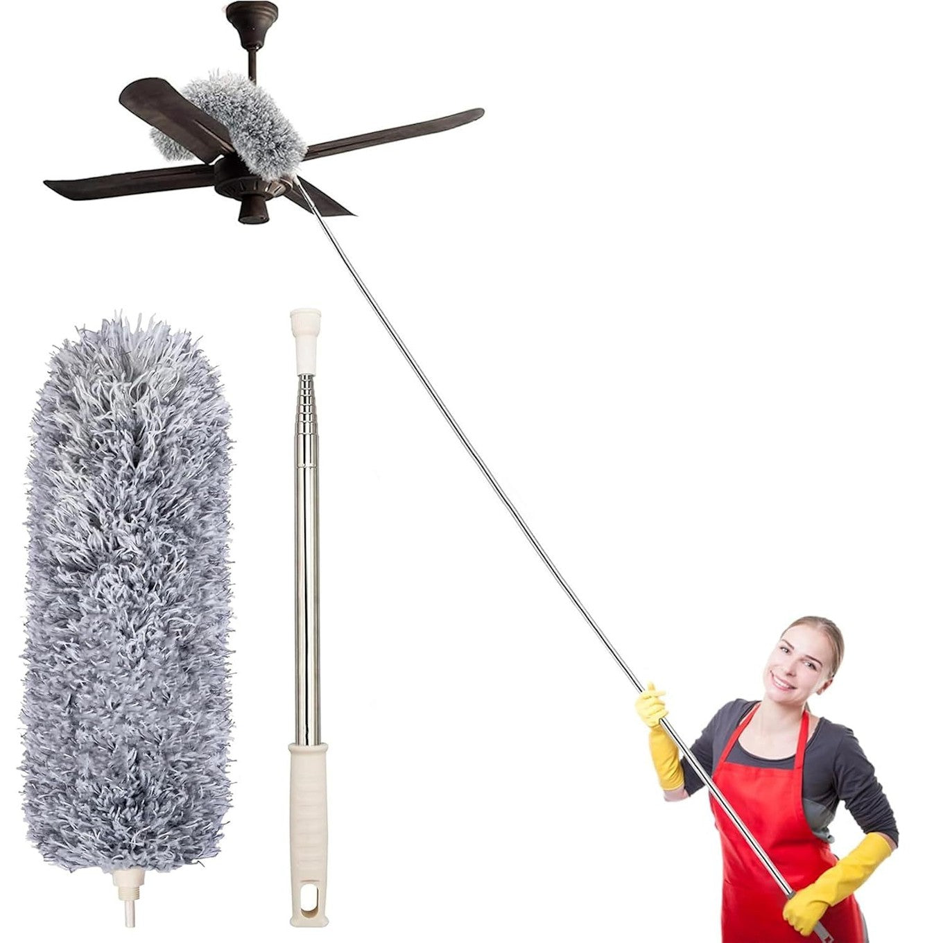 Extendable Fan Cleaning Mop Duster