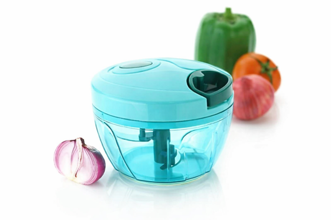 Compact Manual Food Chopper for Veggies